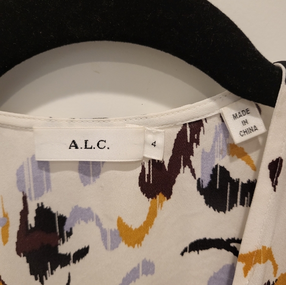 ALC Silk Confetti Wrap Top - Picture 4 of 4